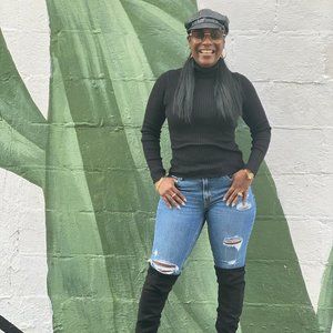 Classic Basic Black Ribbed Turtleneck Top